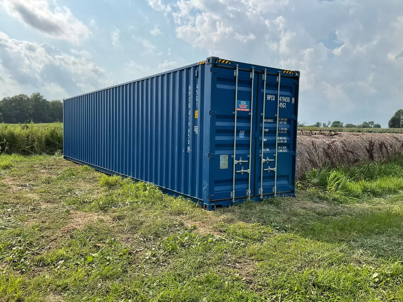 storage container on location