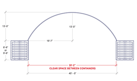 19 7 by 13 0 40x40x13 SINGLE TRUSS