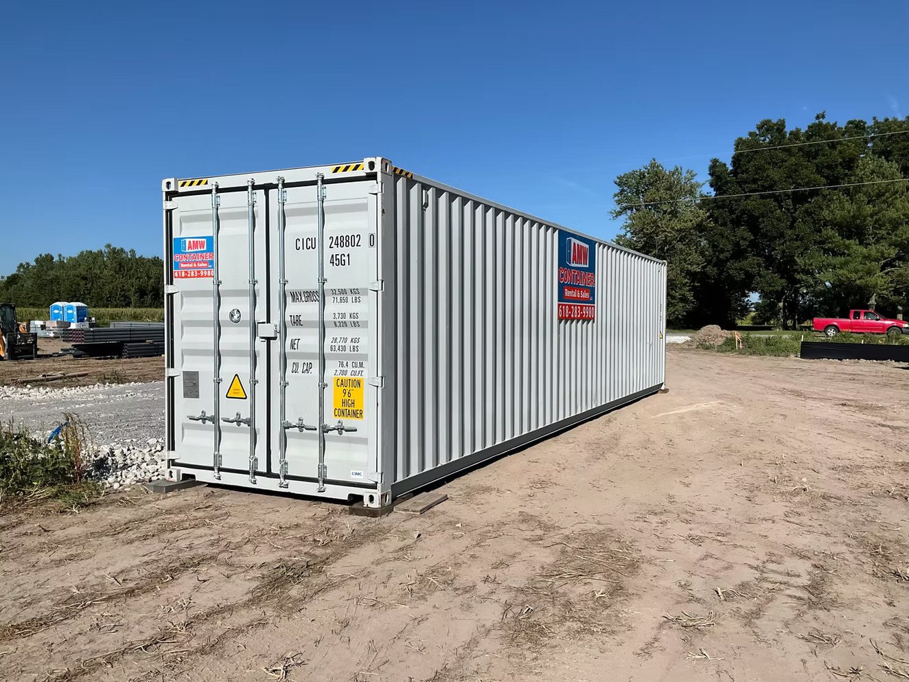 storage container on location