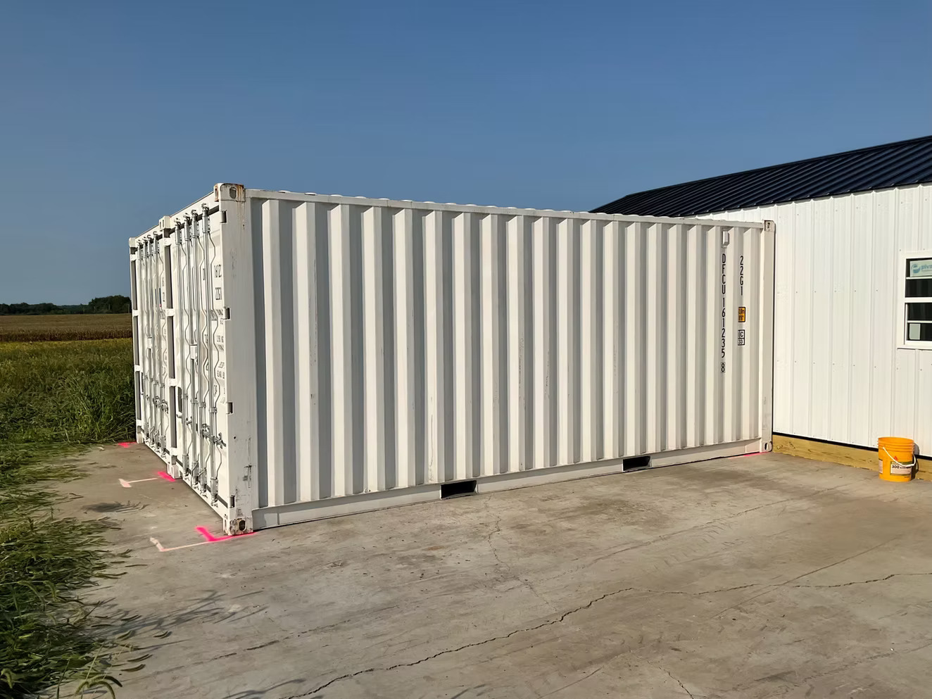 storage container on location